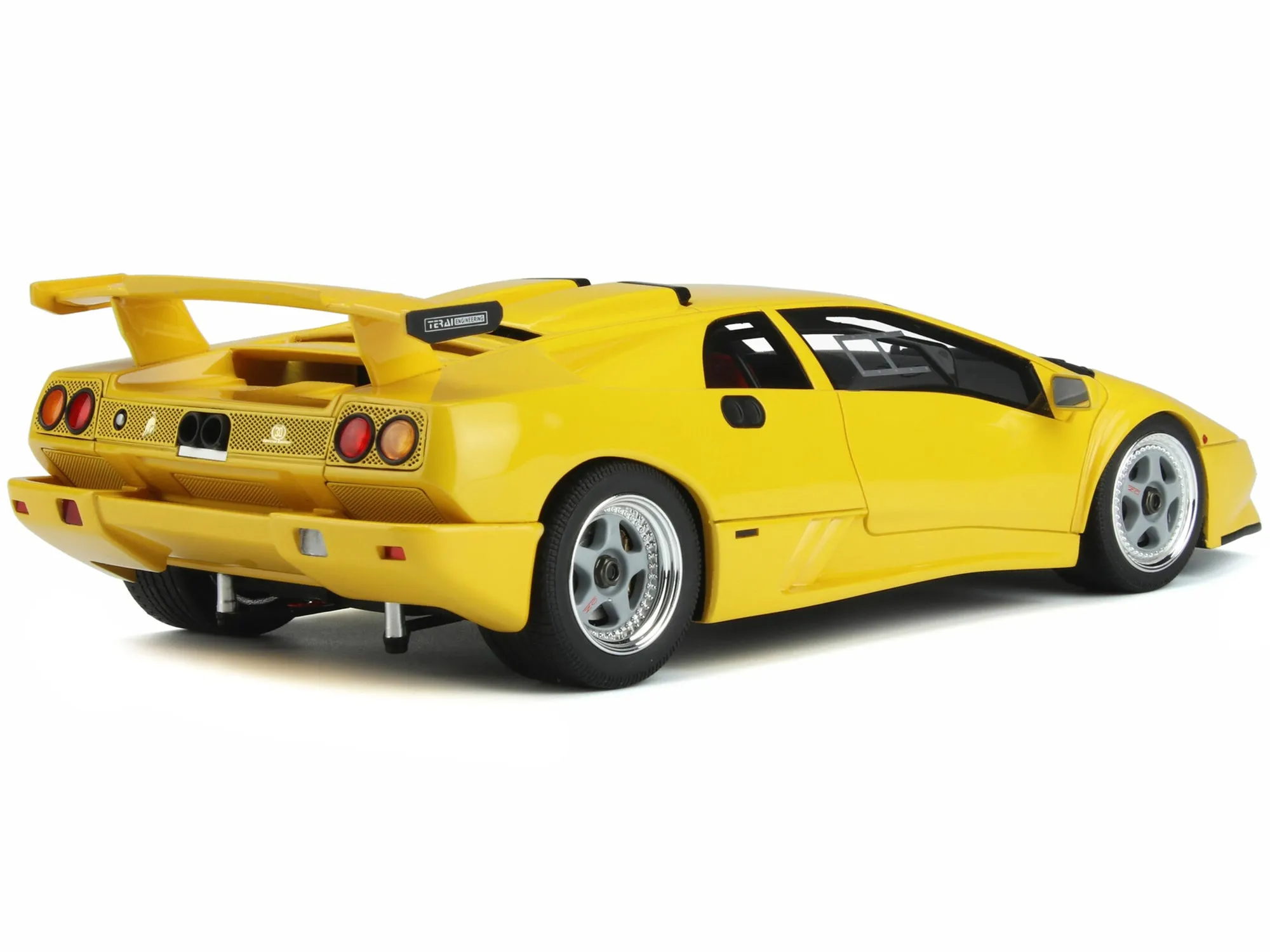 1995 Lamborghini Diablo Jota Corsa Yellow Tamura 1/18 Model Car by GT Spirit