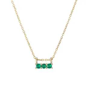 3S Emerald Necklace