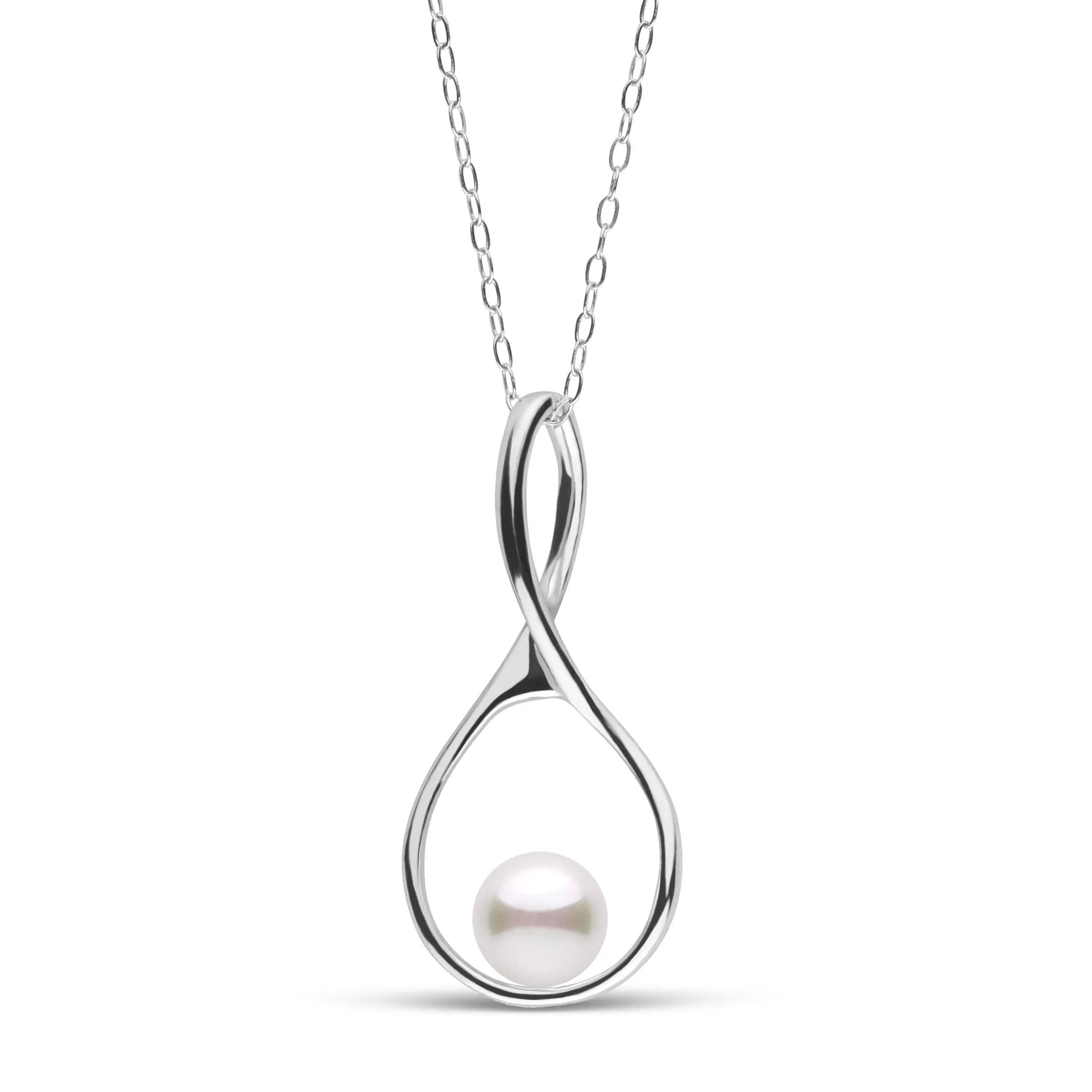 6.0-6.5 mm Akoya Pearl Wishbone Collection Pendant