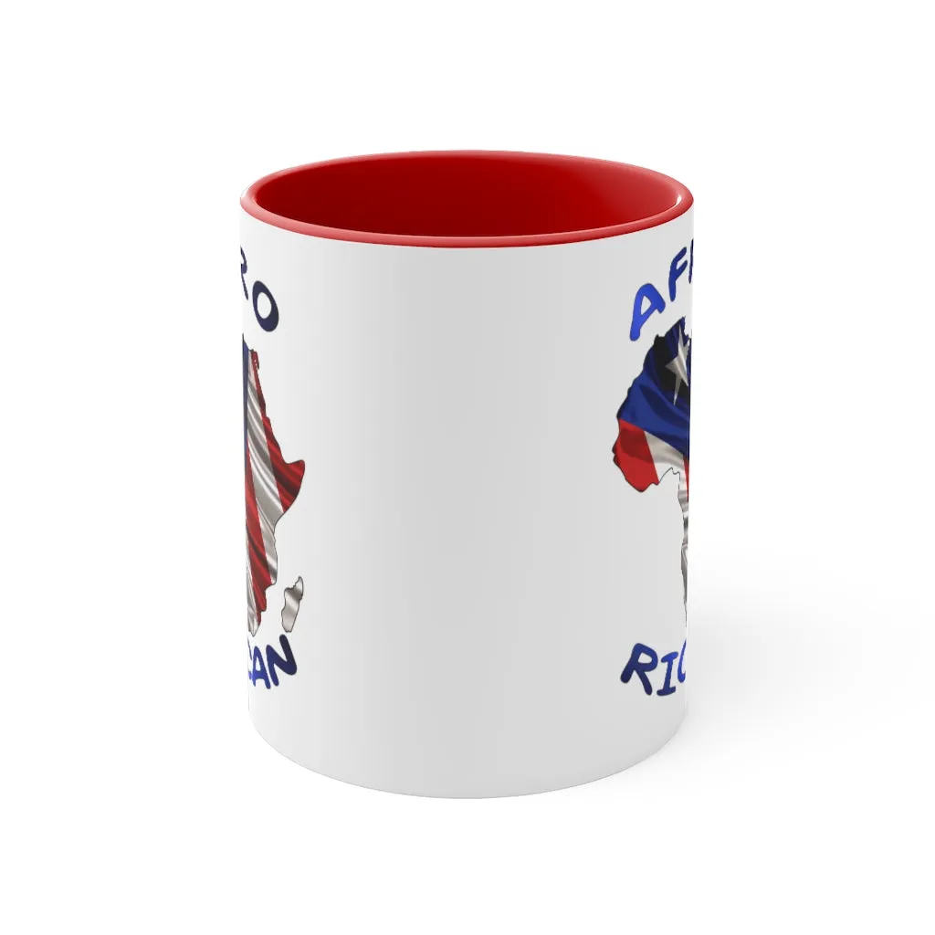 Afro Rican 1 - Accent Coffee Mug, 11oz