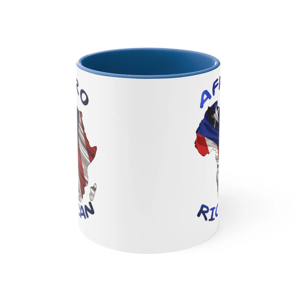 Afro Rican 1 - Accent Coffee Mug, 11oz