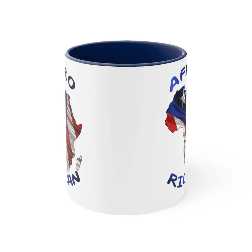 Afro Rican 1 - Accent Coffee Mug, 11oz