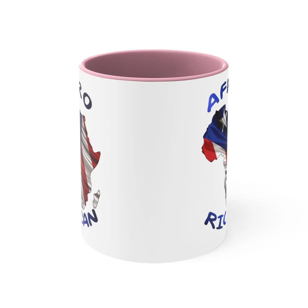 Afro Rican 1 - Accent Coffee Mug, 11oz