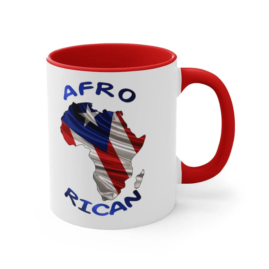 Afro Rican 1 - Accent Coffee Mug, 11oz