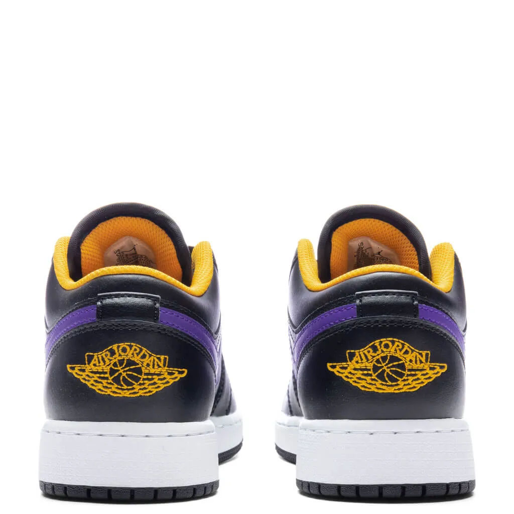 Air Jordan 1 Low (GS) - Black/Dark Concord/Taxi