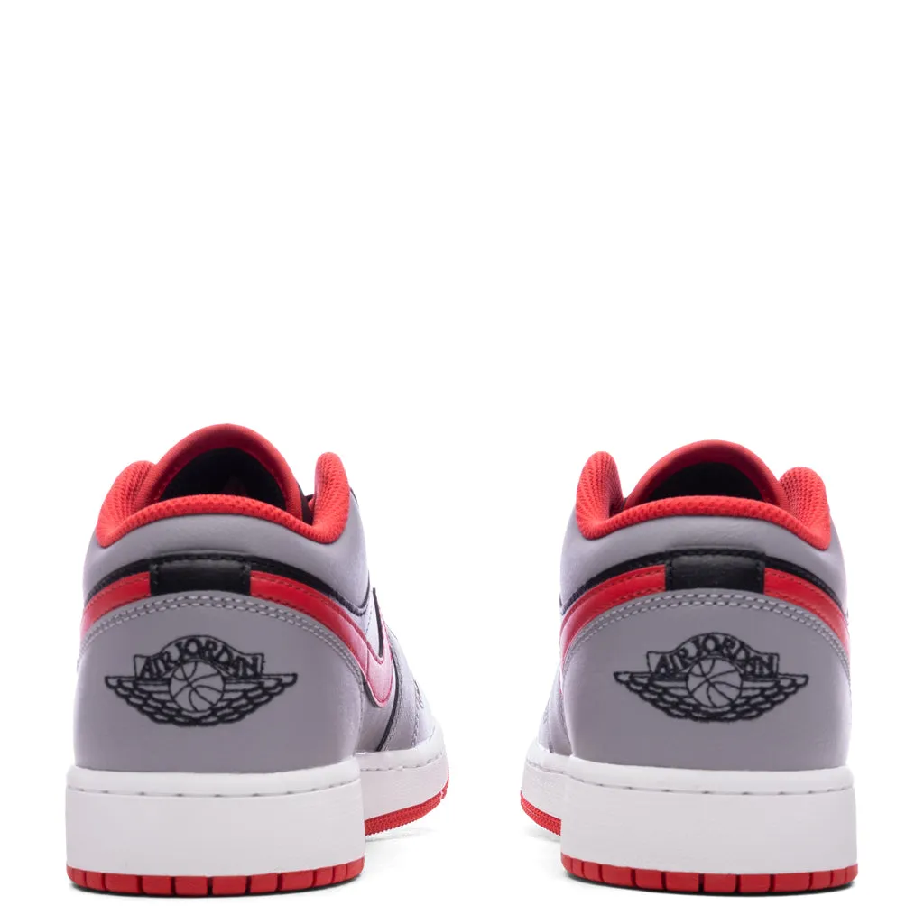 Air Jordan 1 Low (GS) - Black/Fire Red/Cement Grey/White