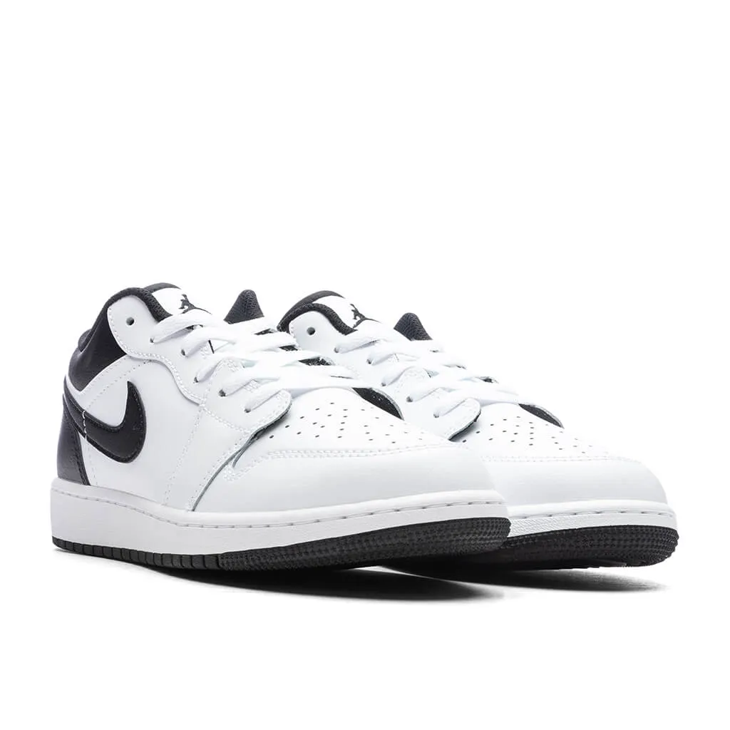 Air Jordan 1 Low (GS) - White/Black