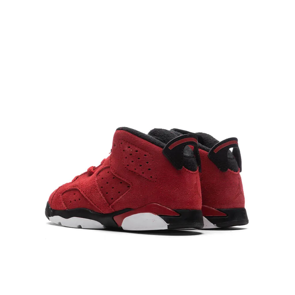 Air Jordan 6 Retro (TD) Toro Bravo - Varsity Red/Black