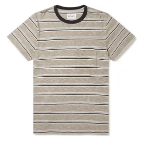 Albam Heritage Stripe T-Shirt Mushroom Stripe