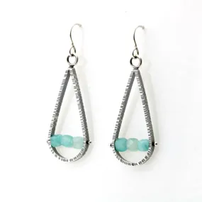 Amazonite Teardrop Earrings