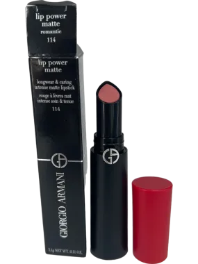 Armani Lip Power Matte - Colour 114 Romantic Rosy Nude