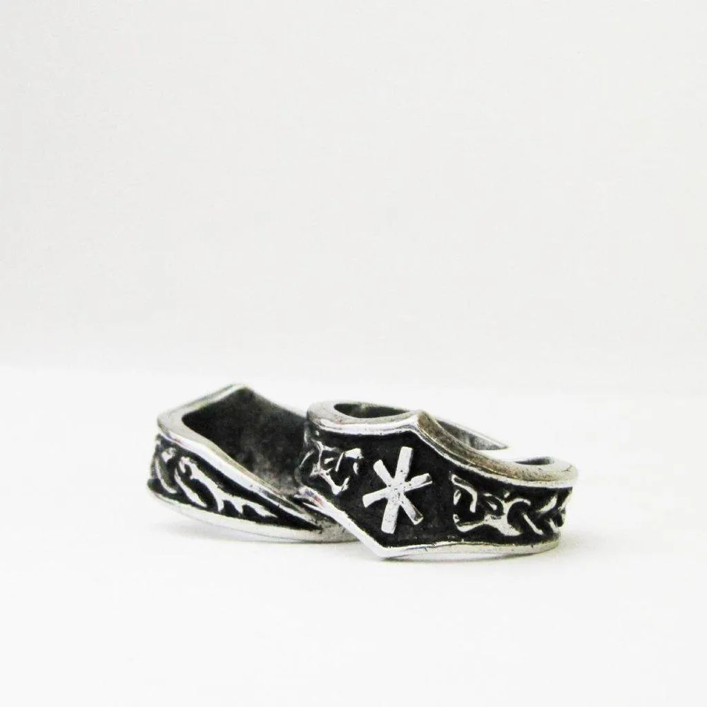 Asgard Jera Letter J Rune Ring - Adjustable