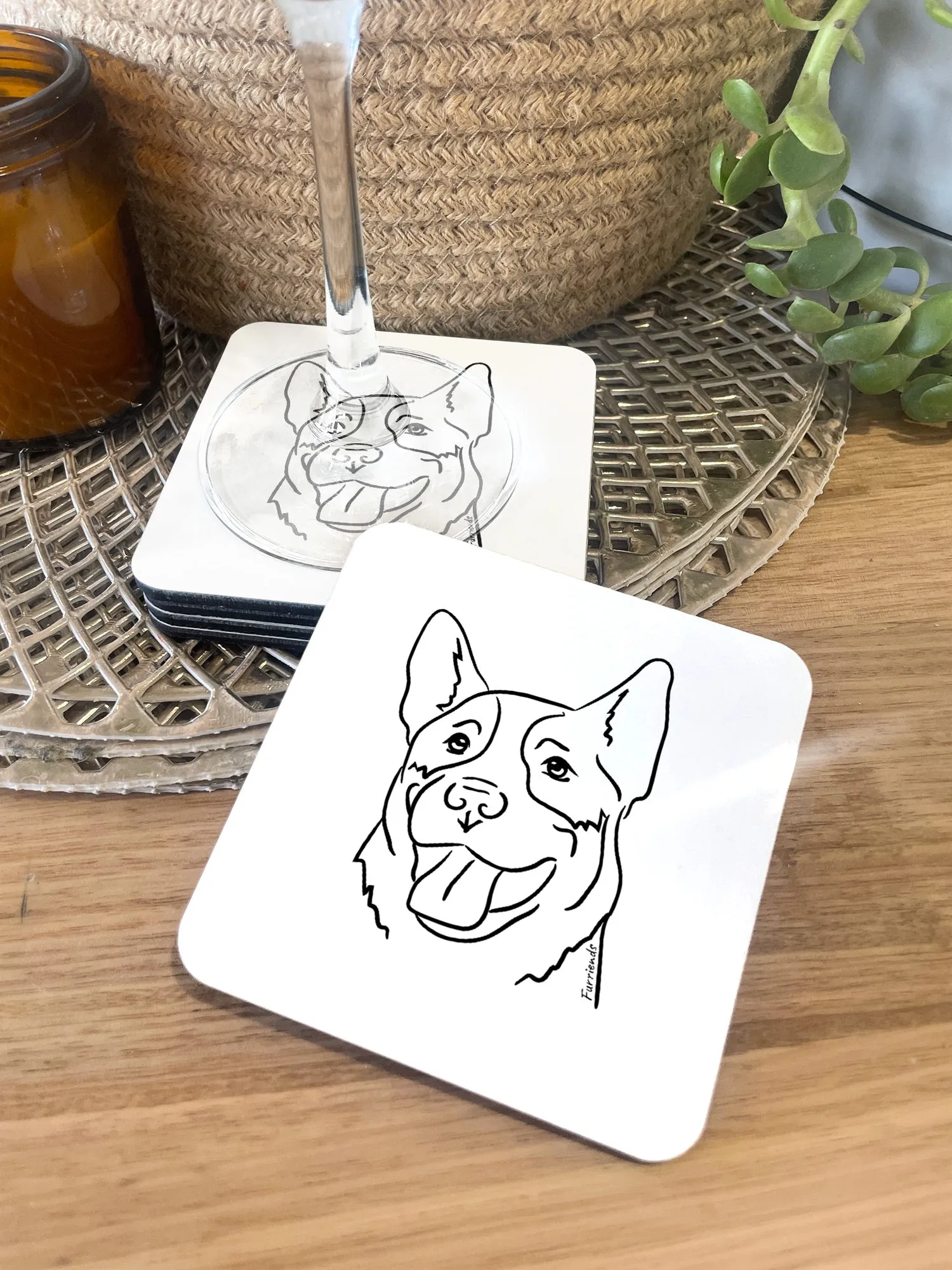 Australian Cattle Dog Coaster