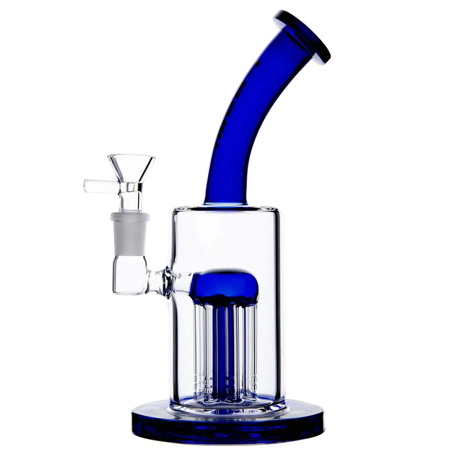 Bent Neck Bong Colored Tree Perc