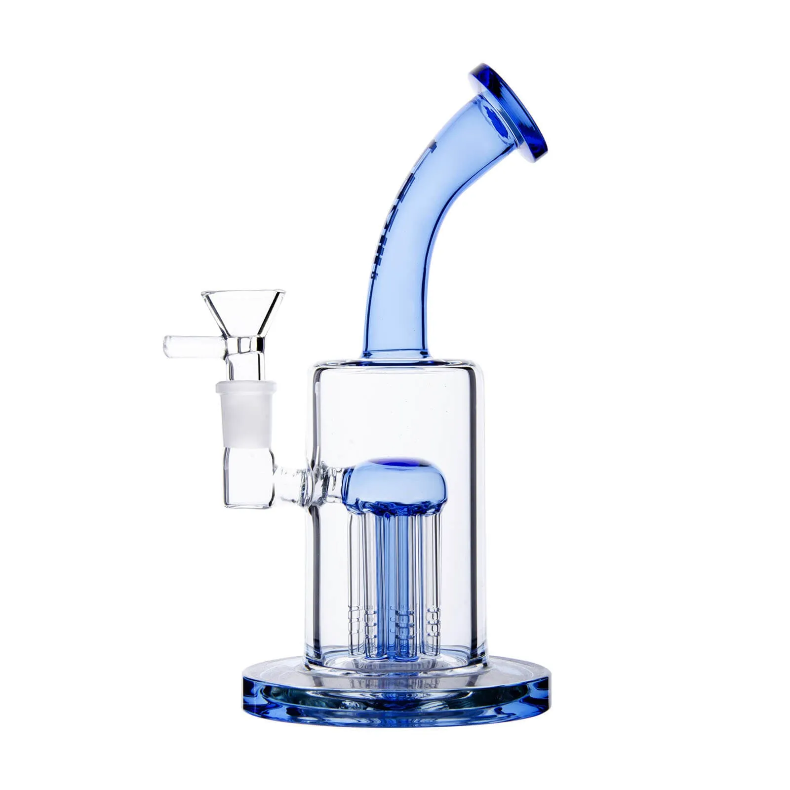 Bent Neck Bong Colored Tree Perc