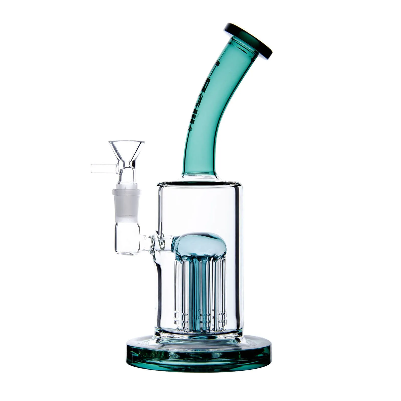 Bent Neck Bong Colored Tree Perc