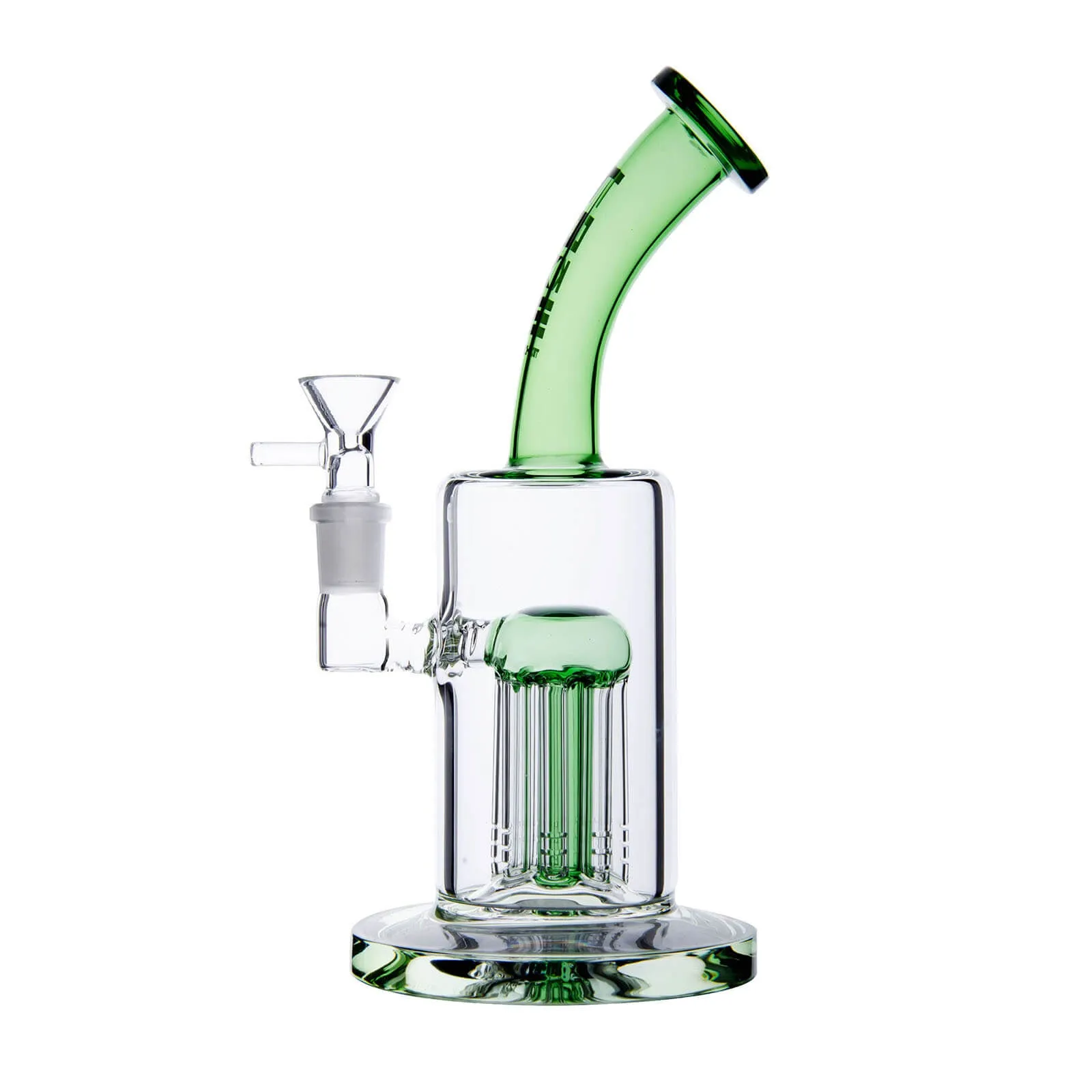 Bent Neck Bong Colored Tree Perc