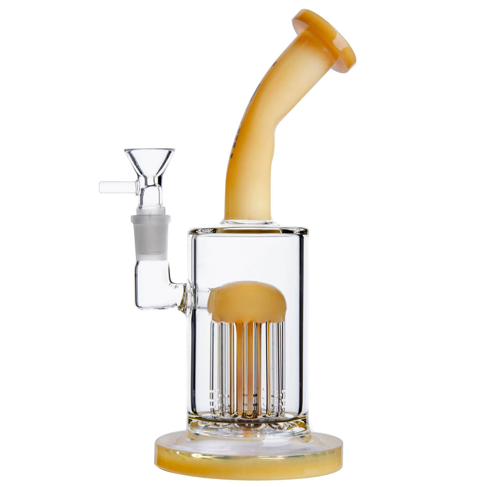 Bent Neck Bong Colored Tree Perc