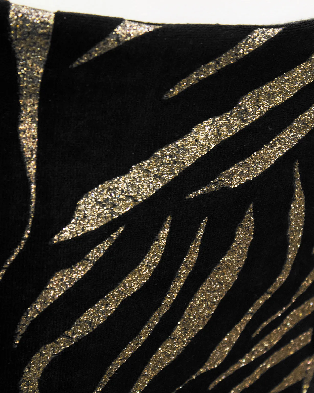 Black and Gold Tiger Stripe Leggings