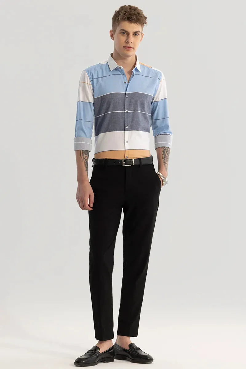 Blue Stripes Slim Fit Shirt