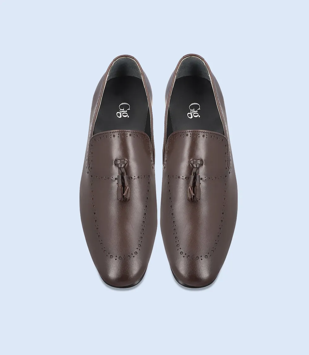 BM5187-ESPRESSO-Men Formal Slip-on's