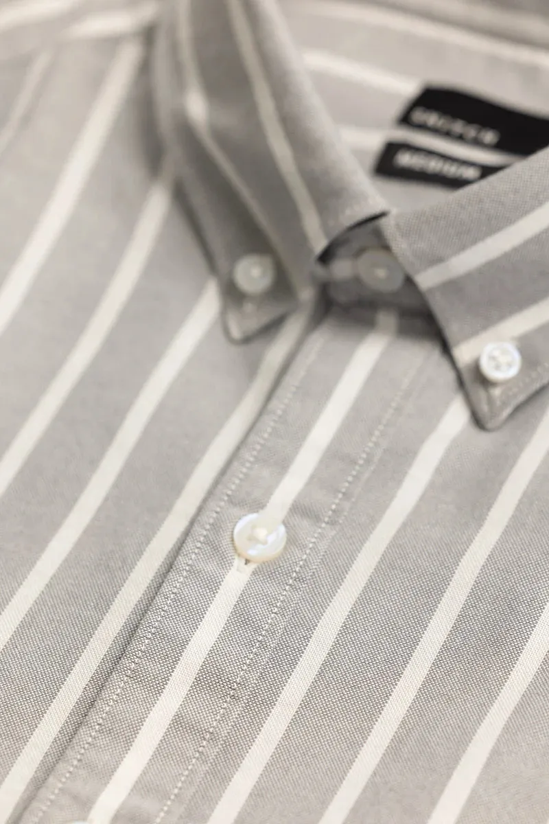 Bodil Grey Striped Shirt