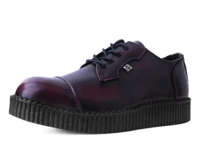 Burgundy TUKskin Toe Cap Viva Low Creeper