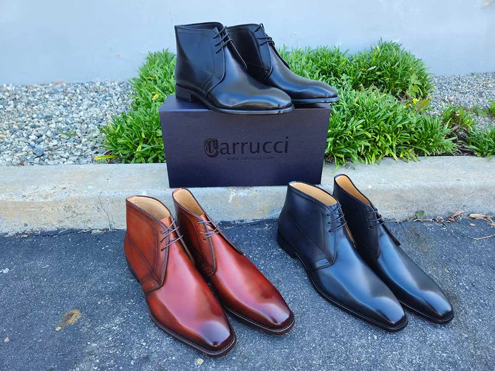 Burnished Calfskin Chukka Boot