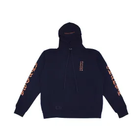 Chrome Hearts Vertical Logo FU Hood Hoodie Black/Brown