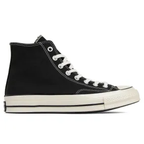 Chuck '70 Hi - Black/Black/Egret