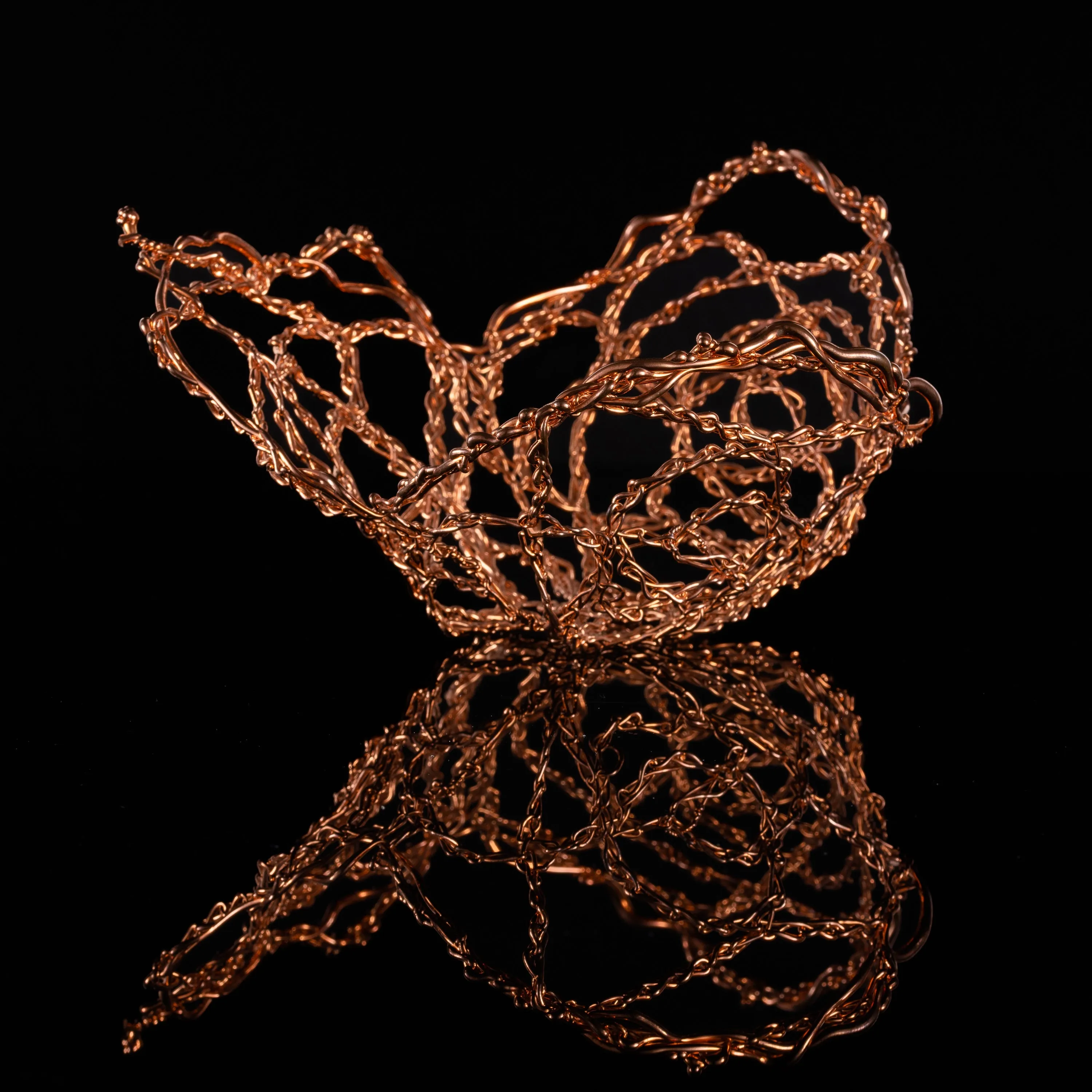 Copper Chains Vessel