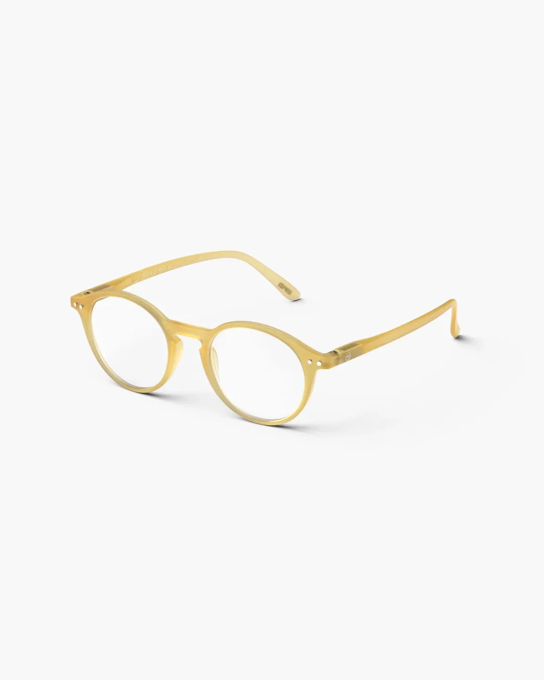 #D Reading Glasses - yellow honey