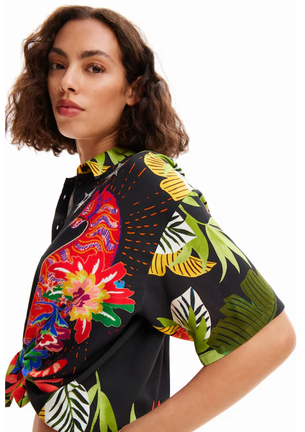 Desigual Dubai shirt, boxy print