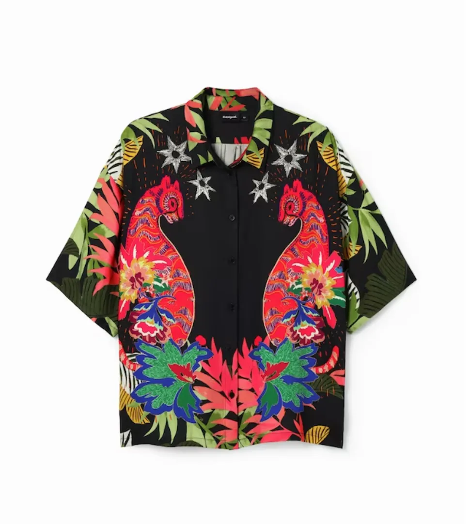 Desigual Dubai shirt, boxy print