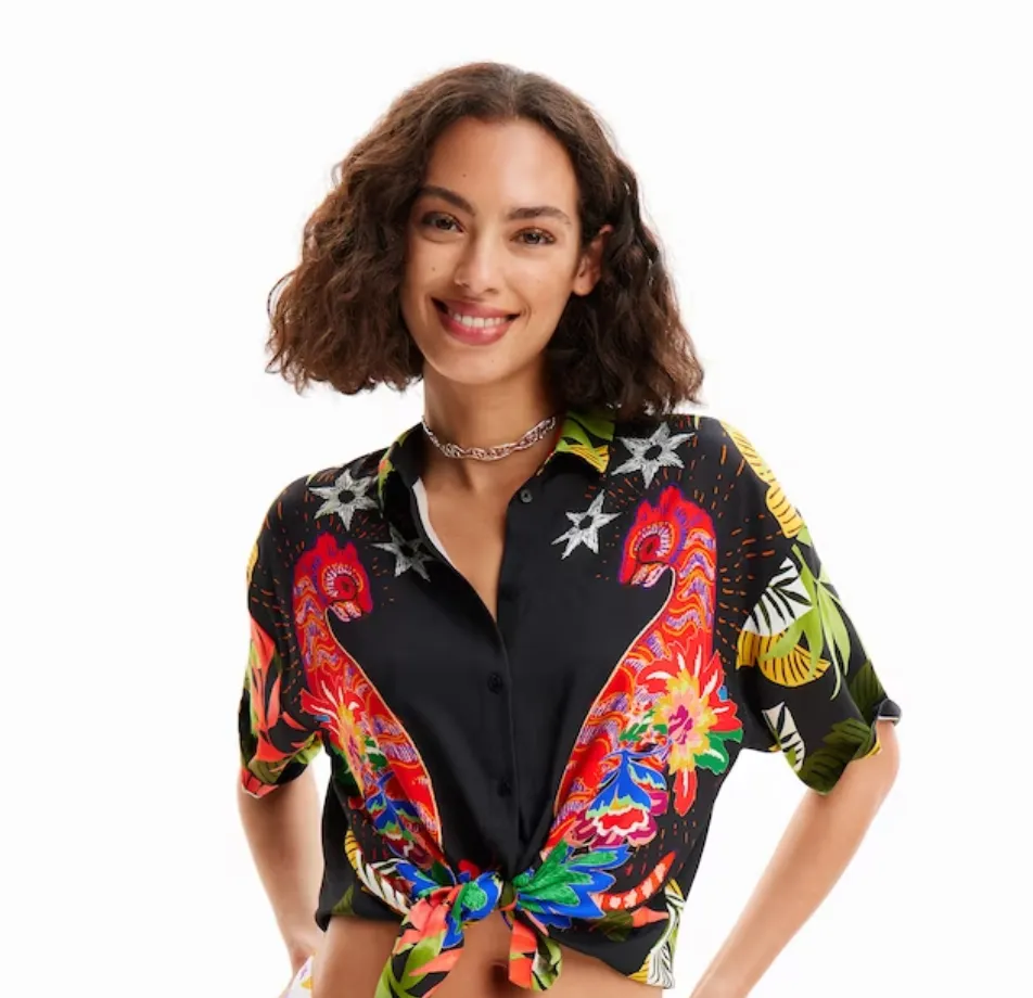 Desigual Dubai shirt, boxy print