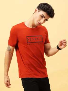 Detect Brick Red T-Shirt