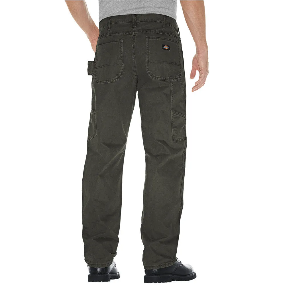 Dickies Sanded Duck Carpenter Work Safety Pant DU336 - Moss