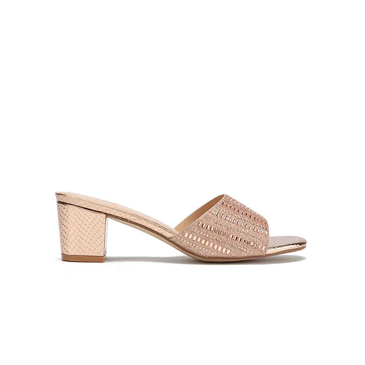 Embellished Round Toe Mule BB 48