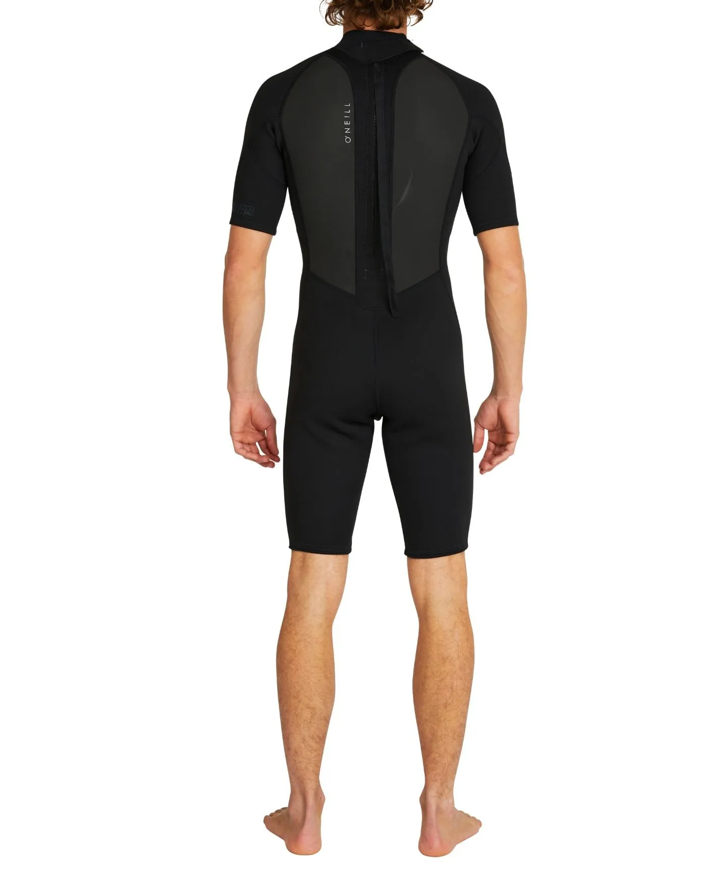 Factor 2mm Spring Suit Back Zip Wetsuit - Black