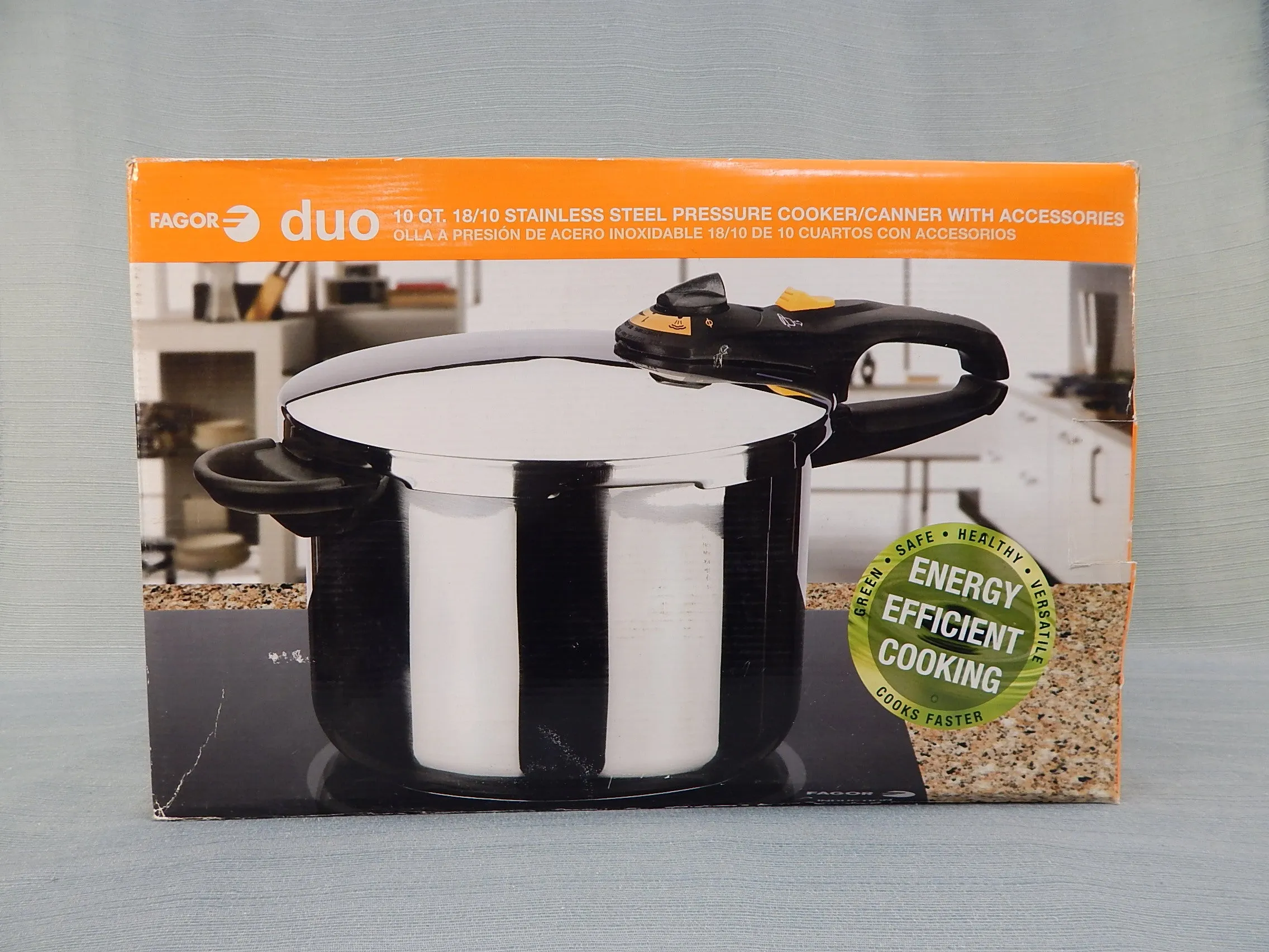 Fagor Duo 10 QT. Pressure Cooker/Canner - Brand New!