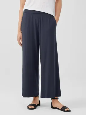 FINE JERSEY WIDE LEG PANT