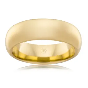 Full Dome 7mm - 9ct Yellow Gold