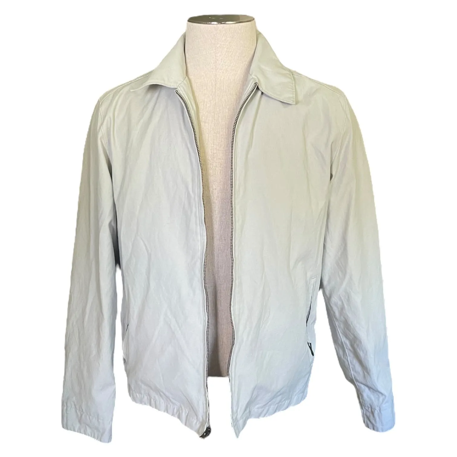 Gap Men's Bomber Beige Jacket Size Medium