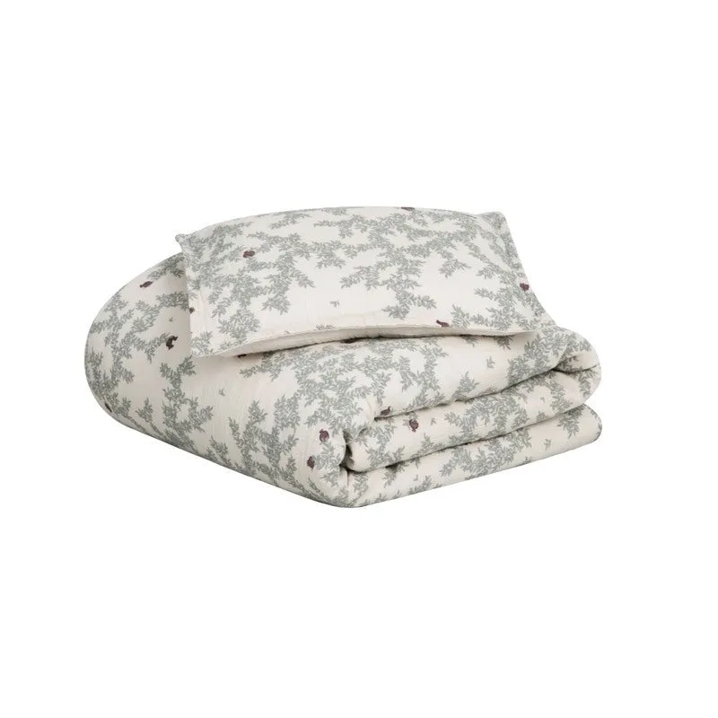 Garbo&Friends Pomegranate Muslin Bed Set Cot