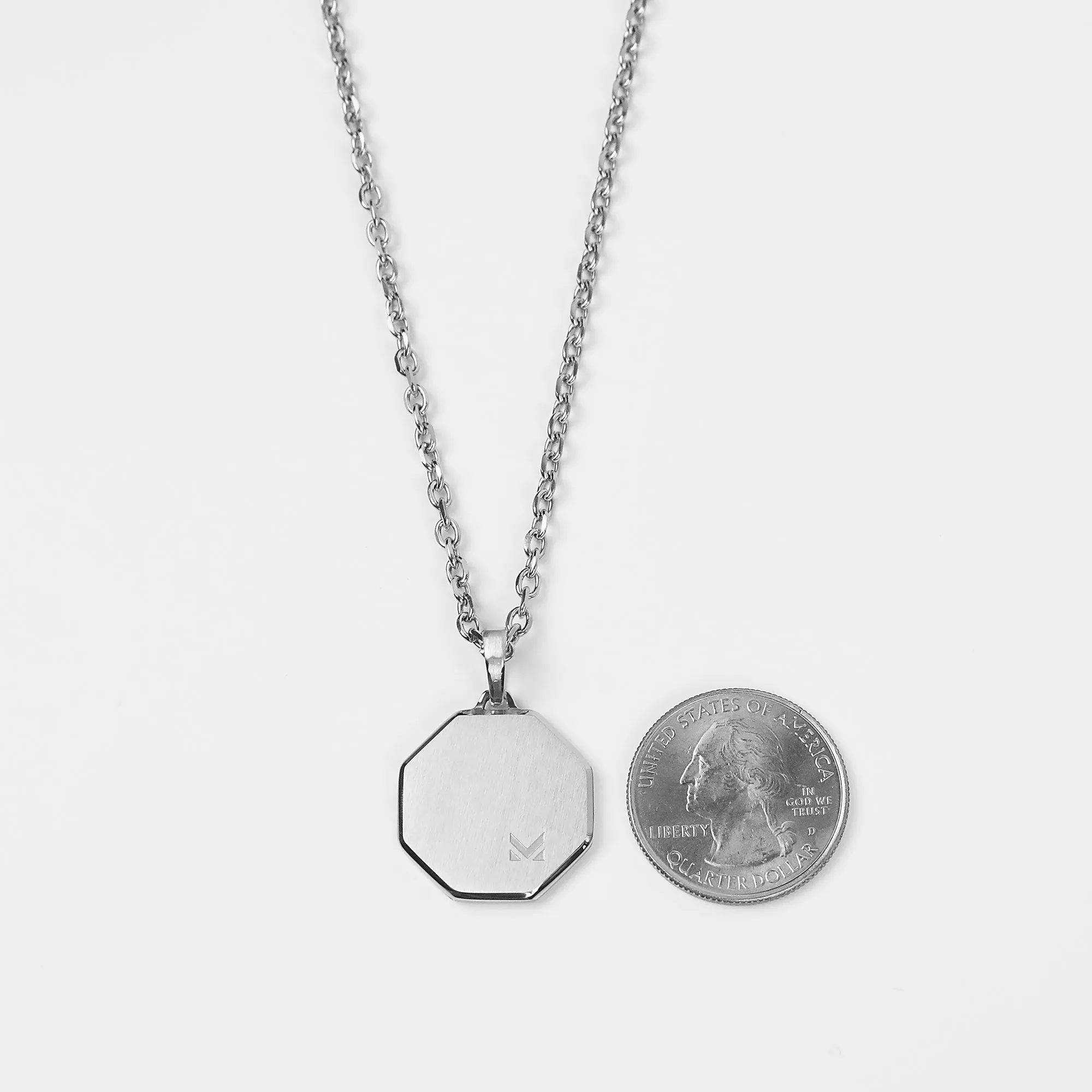 Glyph Octad Necklace - Silver