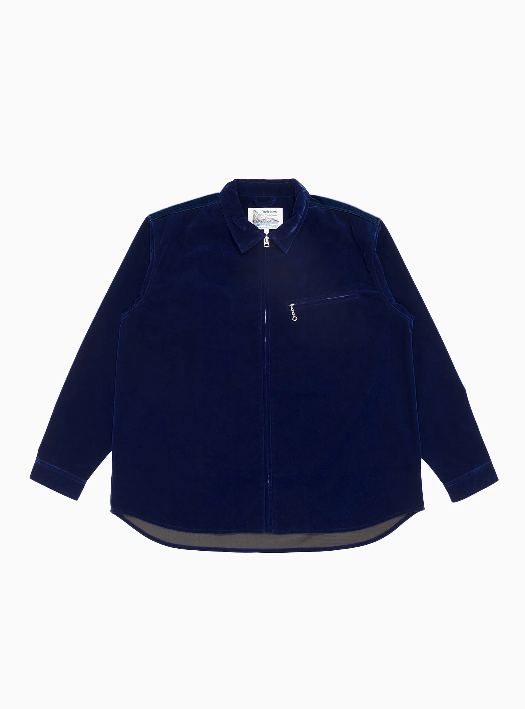 Grande Zip Shirt Navy