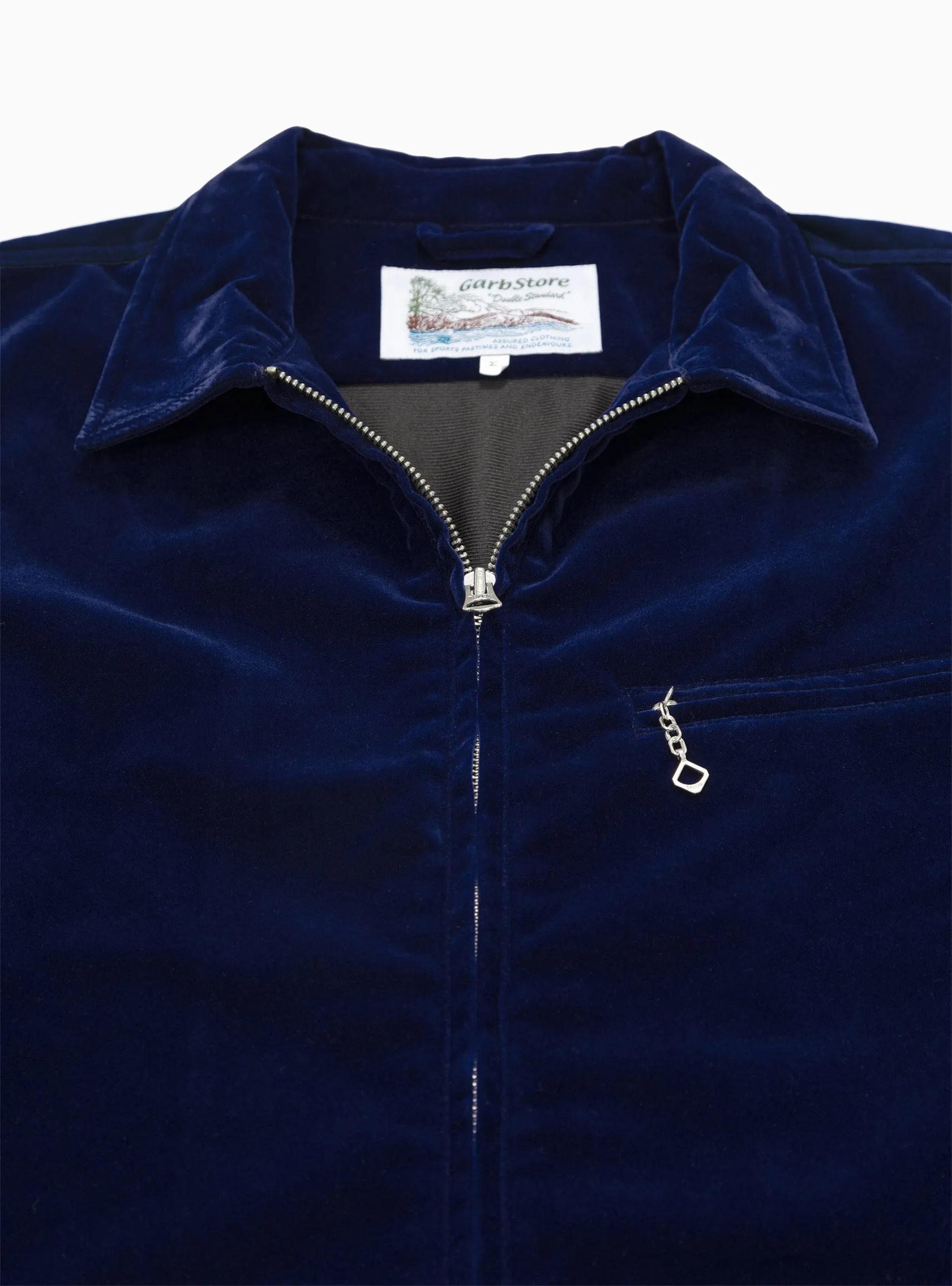 Grande Zip Shirt Navy