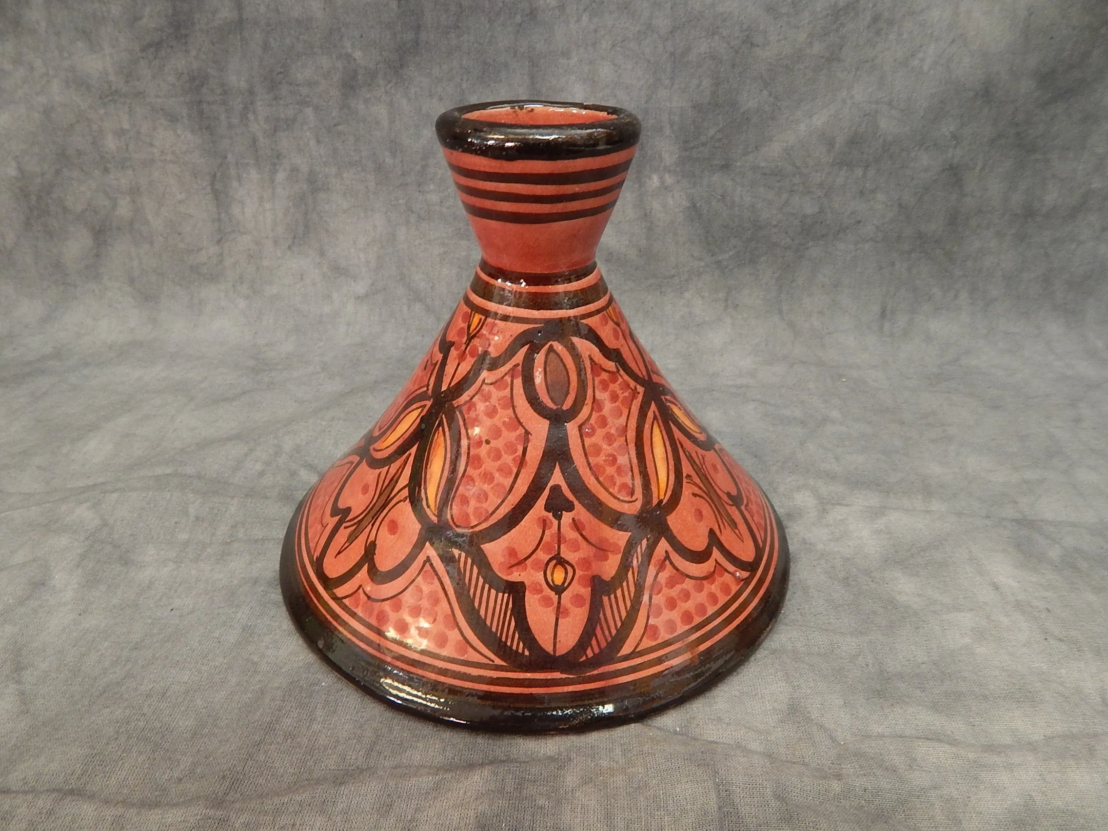 Hand-Painted Moroccan Tagine Cooker - Good Condition as Noted