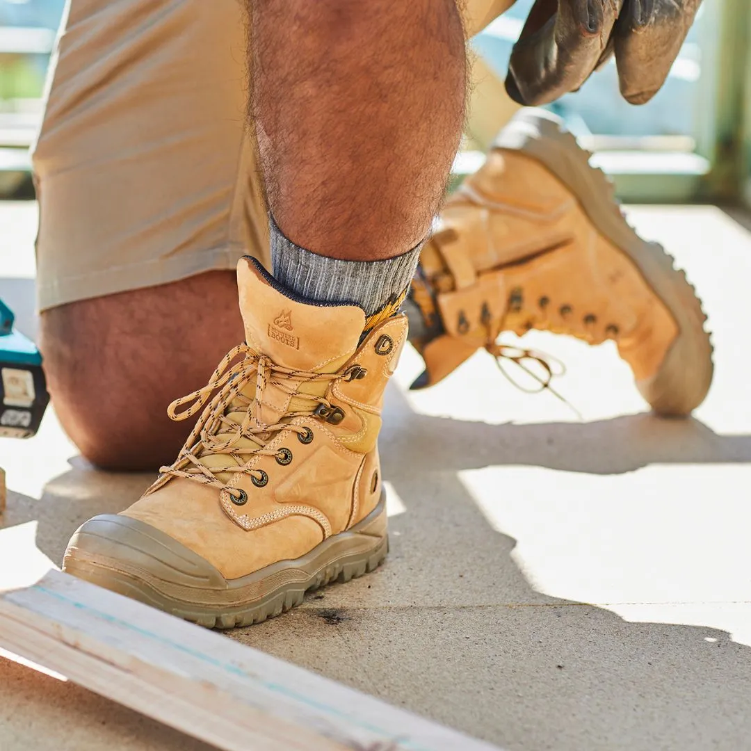 High Leg ZipSlider Safety Boot w/ Scuff Cap