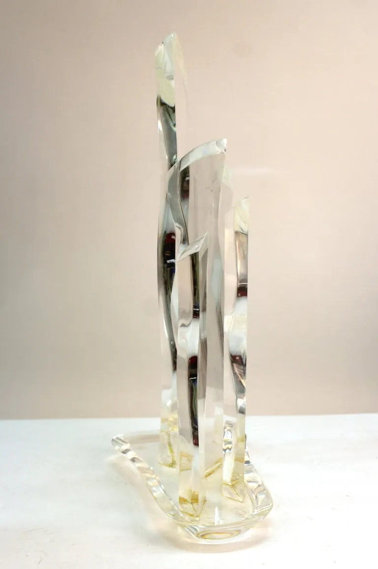 Hivo Van Teal Mid-Century Modern Abstract Lucite Sculpture